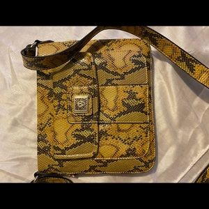 Anne Klein leopard print crossbody